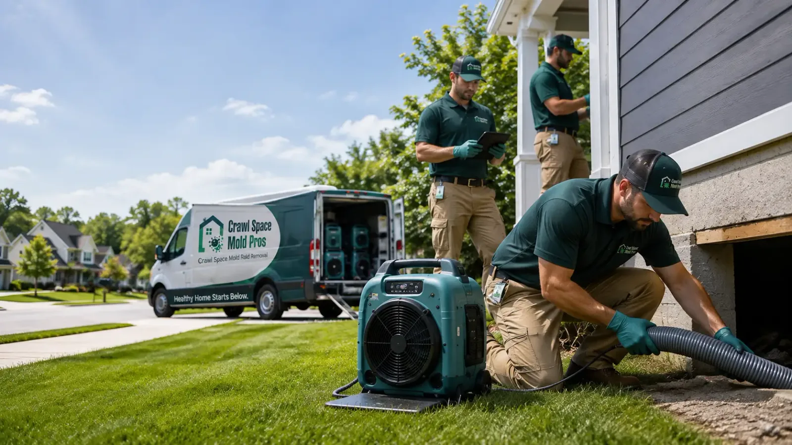 Crawl Space Mold Removal in Glade, KS
